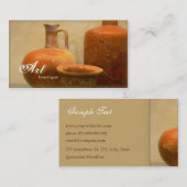 Carte de visite de boutique d'antiquités (Devant / Derrière)