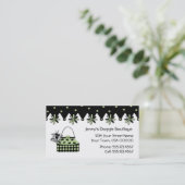 Carte de visite de boutique de chien en bon état (Debout devant)