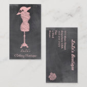 Carte de visite de boutique de magasin de (Devant / Derrière)