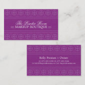 Carte de visite de boutique de maquillage (Devant / Derrière)