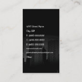 Carte de visite de boutique de mode (Dos)