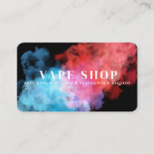 Carte de visite de boutique de vapotage (Devant)