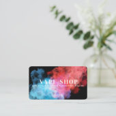 Carte de visite de boutique de vapotage (Debout devant)