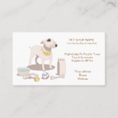 Carte de visite de boutique pour animaux (Devant)
