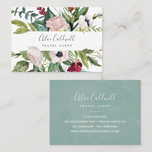 Carte de visite de Breeze tropical (Devant / Derrière)