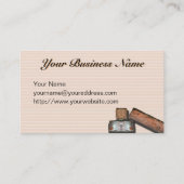 carte de visite de "brick fleur de lis" (Dos)