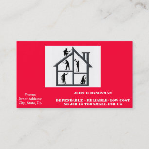 CARTE DE VISITE DE BRICOLEUR