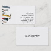 Carte de visite de bricoleur (Devant / Derrière)