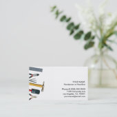 Carte de visite de bricoleur (Debout devant)