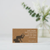 Carte de visite de bricoleur (Debout devant)