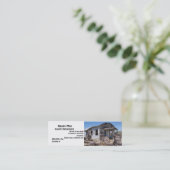 Carte de visite de bricoleur (Debout devant)