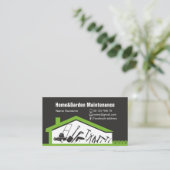 Carte de visite de bricoleur (Debout devant)