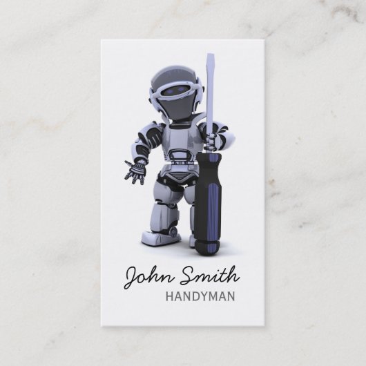 Carte de visite de bricoleur (Devant)