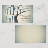 Carte de visite de bricoleur/charpentier (Devant / Derrière)