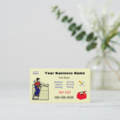 Carte de visite de bricoleur (ou ?) (Debout devant)