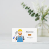 Carte de visite de brique (Debout devant)