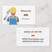 Carte de visite de brique (Devant / Derrière)