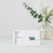 Carte de visite de brosse pour dents (Debout devant)