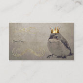 Carte de visite de Bruant couronné (Dos)