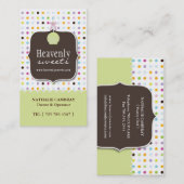 Carte de visite de bruit de gâteau (Devant / Derrière)