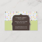 Carte de visite de bruit de gâteau (Dos)