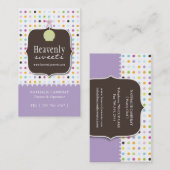 Carte de visite de bruit de gâteau (Devant / Derrière)