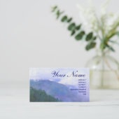 Carte de visite de brume de montagne (Debout devant)