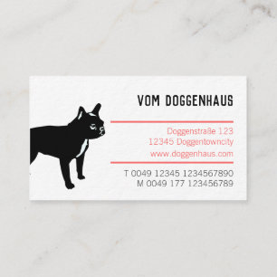 Carte de visite de Bulldogs français