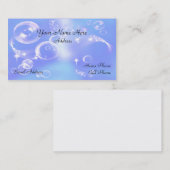 Carte de visite de bulles de savon d'amusement (Devant / Derrière)