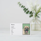 Carte de visite de Bullmastiff de faon (Debout devant)