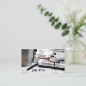 Carte de visite de bureau (Debout devant)