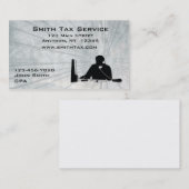 Carte de visite de bureau d'homme (Devant / Derrière)