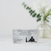 Carte de visite de bureau d'homme (Debout devant)