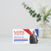 Carte de visite de bureau politique (Debout devant)