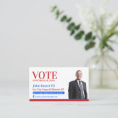 Carte de visite de bureau politique (Debout devant)