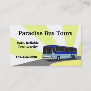 Carte de visite de bus Charte