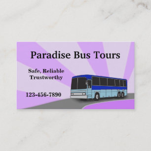 Carte de visite de bus Charte