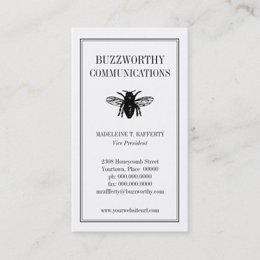 Carte de visite de Buzzworthy (Devant)