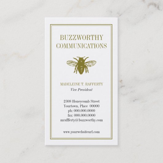 Carte de visite de Buzzworthy (Devant)