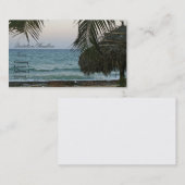 Carte de visite de cabane de plage (Devant / Derrière)