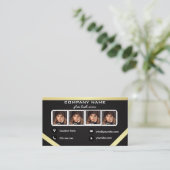 Carte de visite de cabine photo noir (Debout devant)