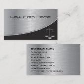 Carte de visite de cabinet d'avocats professionnel (Devant / Derrière)