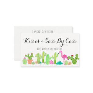 Carte de visite de cactus