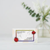 Carte de visite de cadre de photo de marguerite de (Debout devant)