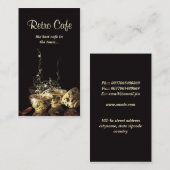 carte de visite de café (Devant / Derrière)