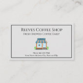 Carte de visite de café (Devant)