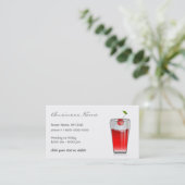 Carte de visite de café (Debout devant)