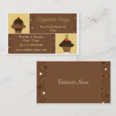 Carte de visite de café (Devant / Derrière)