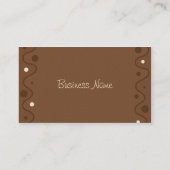 Carte de visite de café (Dos)
