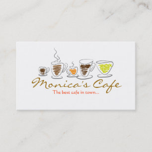 carte de visite de café